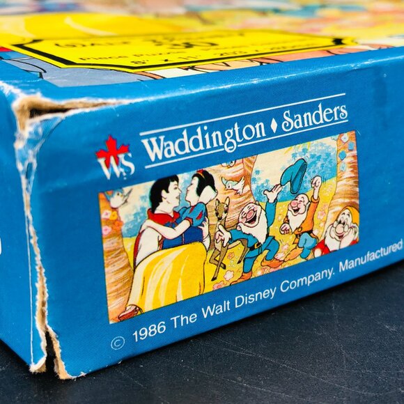 1986 SNOW WHITE Seven Dwarfs Jigsaw Puzzle 30 Chunky Pieces COMPLETE, Vintage - Picture 12 of 12